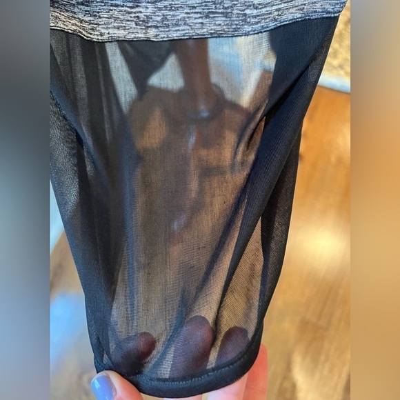 JONATHAN SIMKHAI Black & white heathered tank sheer netting maxi dress size S - Picture 4 of 9